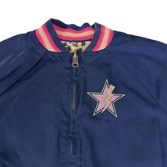 EPIC Threads Girls Small Lightweight Bomber Jacket Reversible - Picture 5 of 11
